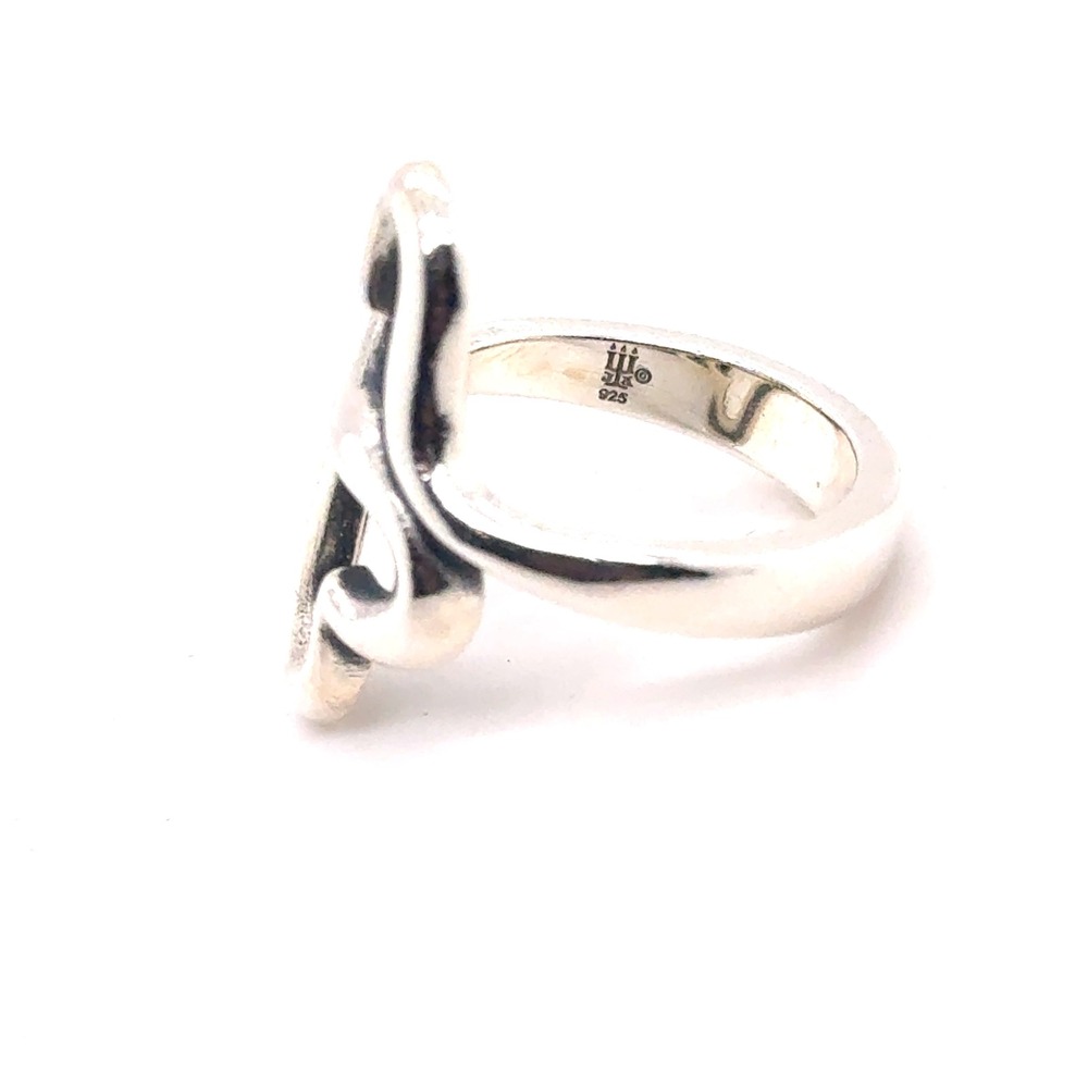 James Avery Heart to Heart Ring Sterling Silver 925 Size 5.5 - Picture 9 of 9